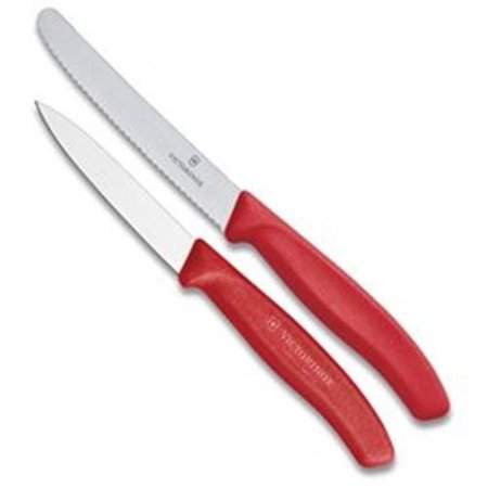 VICTORINOX SWISS ARMY Victorinox Swiss Army 246923 Utility & Paring Pillow Knife with Red Handle 246923